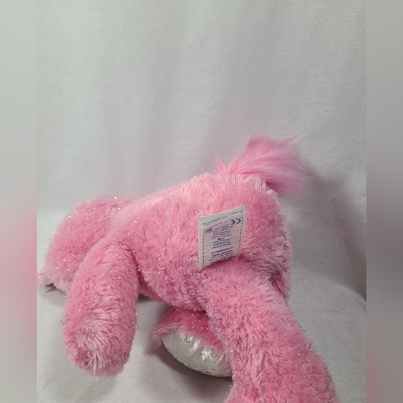 Build a Bear Workshop 2014 Pink Princess Kitty Cat Silver Sparkle Plush 18" Rare - Picture 3 of 3